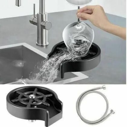 Glass Cup Washer Sink Glass washer whole sale Matt Black
