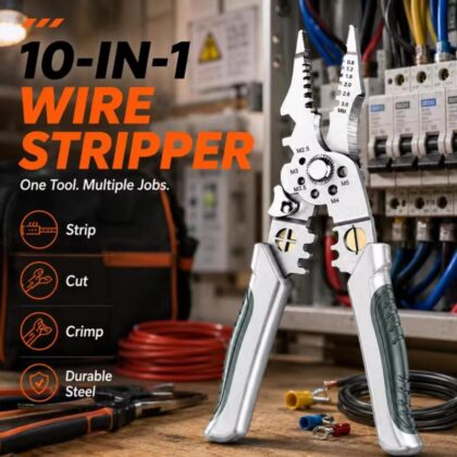Multi Functional Industrial Wire Stripper Cutter Crimper Heavy Duty Stainless Steelers Electrical Pliers