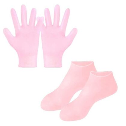 1 Set Silicone Moisturizing Socks Gloves Set Foot Skin Anti Cracking
