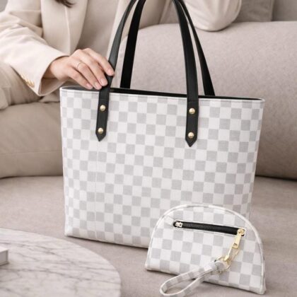 Premium Women’s Tote Handbag with Mini Pouch | Elegant Large Shoulder Bag | Stylish Ladies Fashion Purse for Daily Use