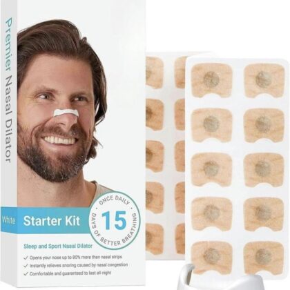 Sleepco Magnetic Nose Strips Sleepco Nasal Dilator Starter Kit Next gen Breathing Nosel Strips Magnetic Nose Clips