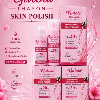 Gulota Thayon Hydrating Skin Polish 20% | Radiance-Boosting Face & Body Polish | Hydrating Glow Care | Paraben & Sulphate Free