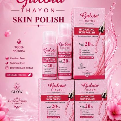 Gulota Thayon Hydrating Skin Polish 20% | Radiance-Boosting Face & Body Polish | Hydrating Glow Care | Paraben & Sulphate Free