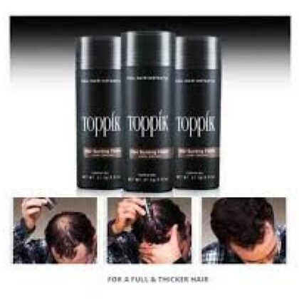 Toppik Caboki Hair Building Fibers Makes thin hairs thick everyday (27.5gm - Black)
