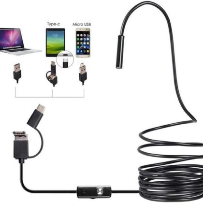 3-in-1 USB Endoscope Type-C Inspection Camera for Industrial HD Cameras Endoscope