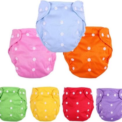 Button Diaper Adjustable Each Washable Cloth Diaper