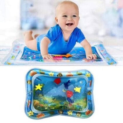 Inflatable Tummy Time Mat Premium Baby Water Play Mat for Infants and Toddlers for Months Strengthen Your Baby Muscles