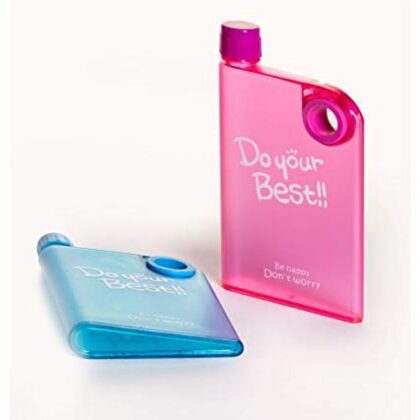 350ml Plastic Water Bottle Creative Transparent Portable Notebook Bottle Sport Drinking Water Bottle BPA Free