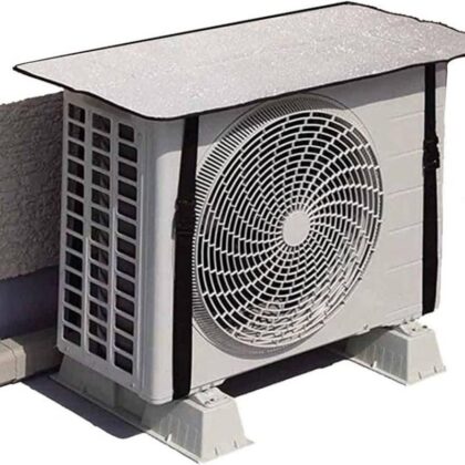 Ac Outdoor Unit Protector Heat Insulation Sunlight Shade Protector From Dust With Adjustable Buckle Rain Cover Air Conditioner Cover