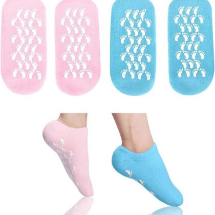 1 Pairs of Gel Socks - Soft Moisturising Socks, Gel Socks, Spa Socks, Super Soft Spa Socks with Gel, Moisturising Socks, Can be Used for Cracked Skin