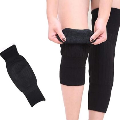 1 Pair Winter Wool Knee Pads Warm Knee Protector Wool Warmers Thickened Knee Brace