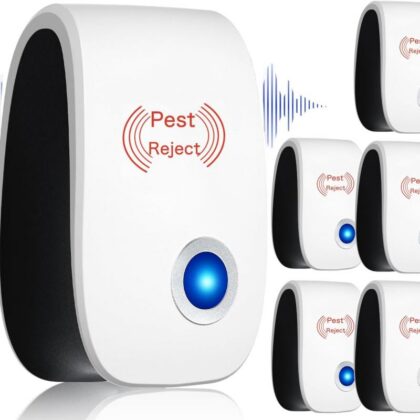 Ultrasonic pest repeller electronic plug in Rodent Mouse roach bug insect repellent indoor home kitchen etc