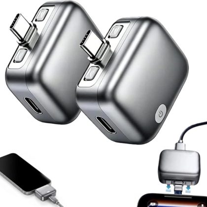 Type C Smart Auto Stop Charging Adapter, Auto Disconnect Charger – Portable USB Charger Automatically Stops When Fully Charged, Overcharge Protection