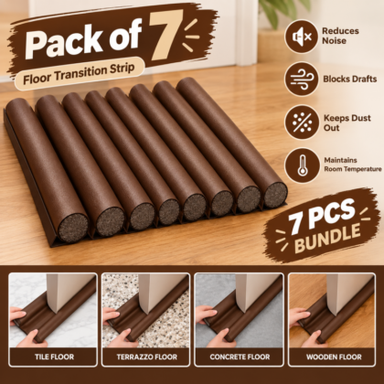 Pack of 7 Door Draft Stopper Floor Door Seal