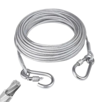 10 Meter Strong stainless steel clothesline rope clothes indoors or outdoors