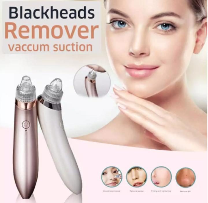 Chargeable Blackhead Removal Machine Black Head Remover Machine - Acne Pimple Pore Cleaner Vacuum Suction Tool Blackhead Removal On Nose Sucking Machine Blackheads Removal Device Derma Suction