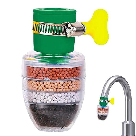 6 Layer Faucet Filter Kitchen Shower Splash Fan Faucet With Clip