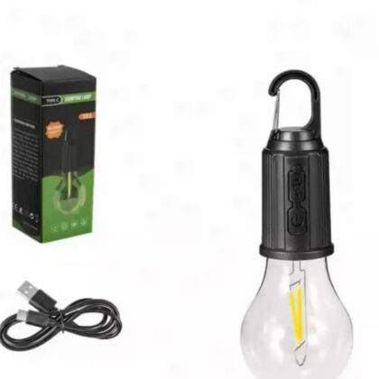 LED Tent Light 400mAh 100LM Camping Atmosphere Light Type C USB Rechargeable Waterproof with Hook Modes Outdoor Lighting