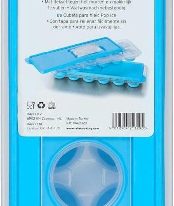 Ice Cube Tray with No Spill Removable Lid Quick and Easy Release Silicone Based Will Release Contents with Ease