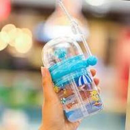 New baby learning drink cup creative small whale straw feeding supplies free BPA
