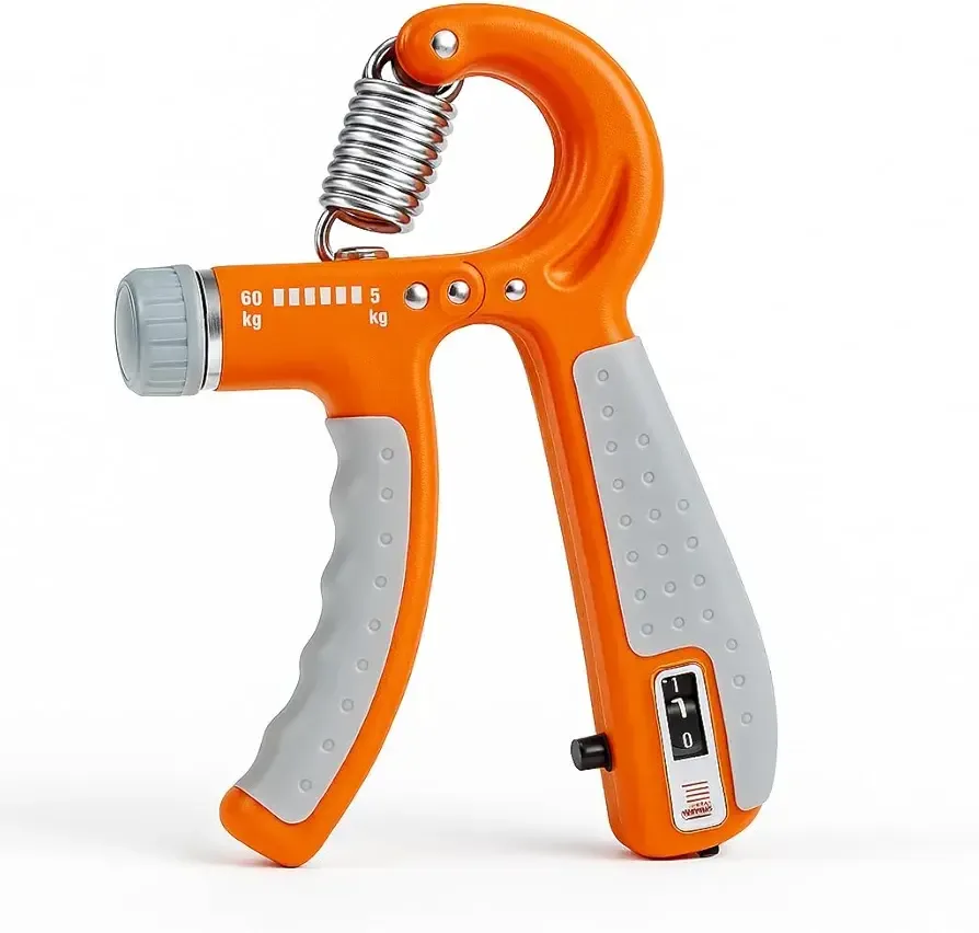 Adjustable Hand Grip Power Exerciser Forearm Wrist Strengthener Gripper With Counter