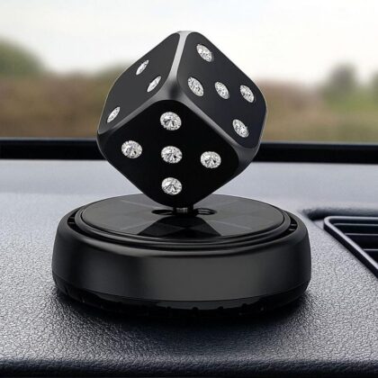 Dice-Shaped Car Dashboard Solar Freshener
