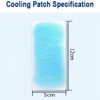 6 pcs Migraine Cooling Headache Patch For Fever and Relaxation Migraine Fever Stress Relief Instant Cooling Hydrogel Pads With Menthol For Kids and Adults Long Lasting 8 Hours Pain Relief Pack Of 6