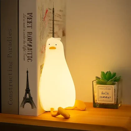 Duck Character Lamp Rechargeable Timer Dimmable