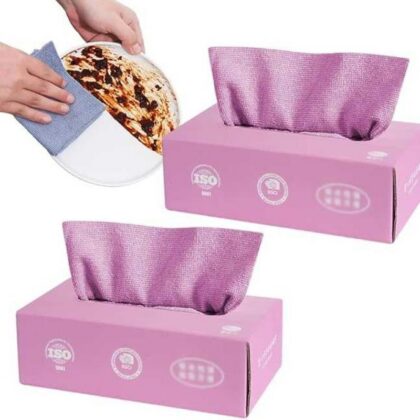 Removable Microfiber Rags 20 pcs Box