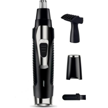 Ear Nose Hair Trimmer for Men Women USB Rechargeable Electric Facial Hair Trimmer with Dual-Edge Stainless Steel Blades