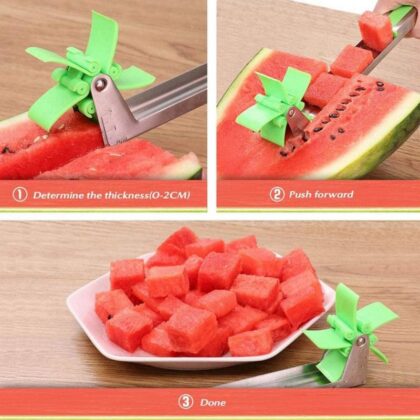 Kitchen Vegetable Cutter Watermelon Cutter Watermelon Cube Cutter Watermelon Slicer by Fancy Store