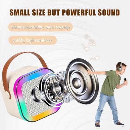 Double MIC WITH SPEAKER K12 Karaoke Machine