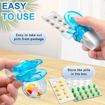 Portable Pill Taker Medication Direct Tablet Peeler Taker and Dispense