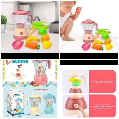 Mini Juicer With Artificial Fruits 🍇