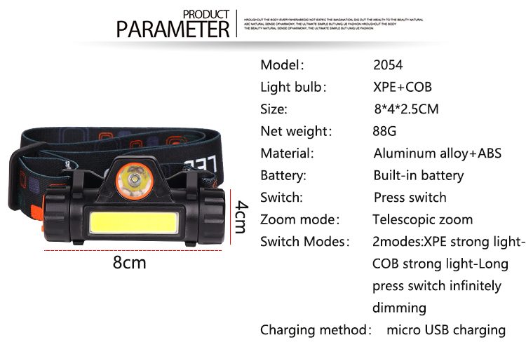High quality headlamp 1000 lumen high power headlamp 2019 captiva headlight