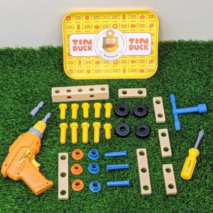 Electric Drill & Build Toy Set – Creative Construction Kit for Kids