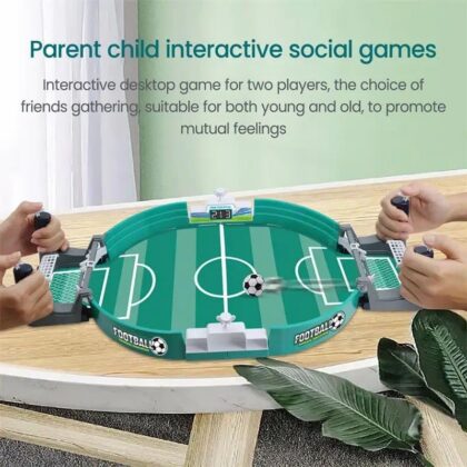 Football Mini Tabletop Football Game Set Soccer Table Competition Sports Games Tabletop Games Toys Board Game for Family Game Match Game Board Match Game Two Player Game Finger Sports Football Party Board Games Interactive Board Toys