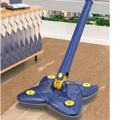 Twist Clover Magic Mop Free Hand Self wringing360 Squeeze Xtype Rotation Household Cleaning Bathroom Dusting Foldable Head Tool With Box