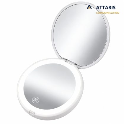 Led Pocket Mirror Rechargeable Compact LED Mirror