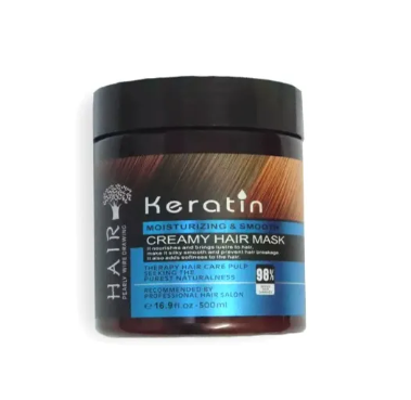 Blue Keratin Creamy Hair Mask 500ml
