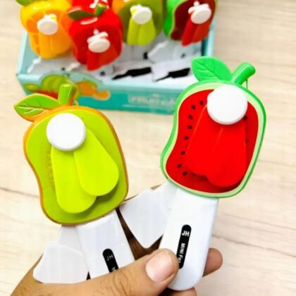 New fruit shape hand pressure fan portable hand-held small fan summer gift stall park supply