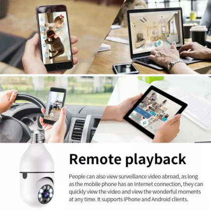CCTV 1080P Full HD CCTV Camera CCTV Camera Wifi Smart Camera Wifi Camera Home Security Camera Smart Camera Wifi CCTV Wifi Camera Blub Socket Security Camera For Home