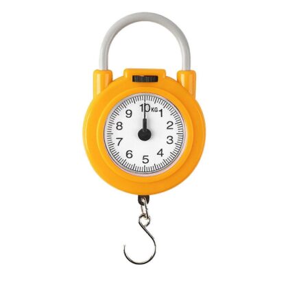 Clock Shape Hanging Weight Scale Food Weighing Scale with Hook Digital Crane Scale for Farms Hunting Fishing Shopping