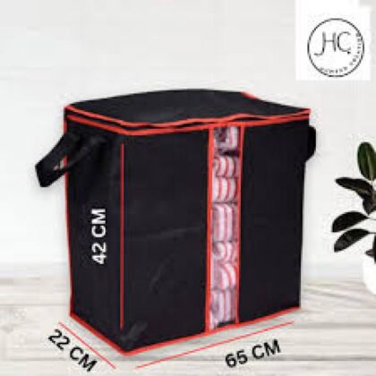 Blanket beg Home Storage Foldable Bag New Waterproof Oxford Fabric Bedding Pillows Quilt storage bag clothes storage bag organizer 100gsm Black