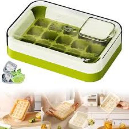 Ice Cube Maker with Cover Easy to Make 15 Ice Perfect for Home Parties Festivals