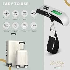 Digital Luggage Scales Handheld Travel Weight Scale LCD Display