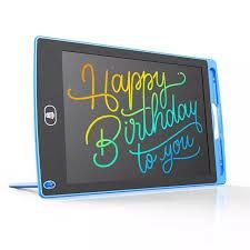 12 Inch Single Color Writing Board Drawing Tablet LCD Writing Tablet Digital Graphics Tablet educational Toys for Kids-Multicolor Writing