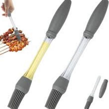 Push Oil Silicone Brush High Temperature Resistant Silicone Oil Brush Silicone Grill Seasoning Brush