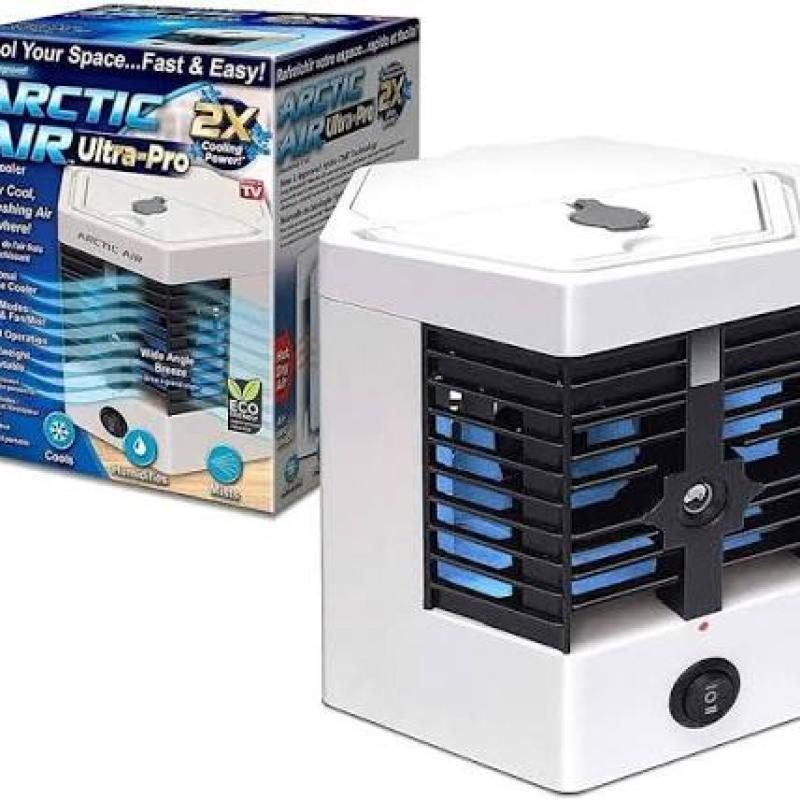 MINI AIR CONDITIONER ARCTIC COOLER AIR COOLER HUMIDIFIER MINI PORTABLE AIR COOLER FAN ARCTIC AIR PERSONAL SPACE COOLER THE QUICK & EASY WAY TO COOL ANY SPACE AIR CONDITIONER