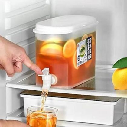 Cold Kettle with Faucet Refrigerator Fruit Teapot Summer Household Lemonade Bottle Large Capacity Ice Water Cool Bucket